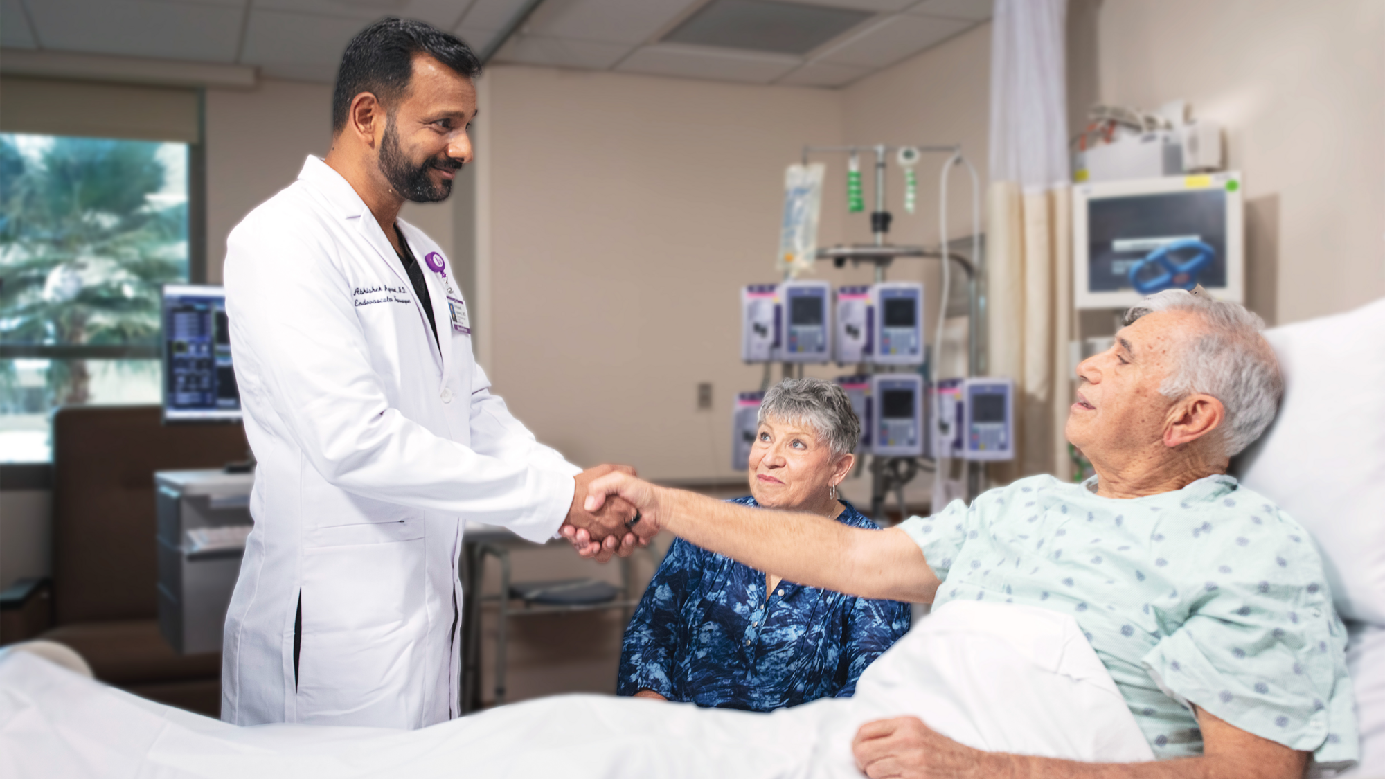 Doctor with patient, What Care Should Feel Like.